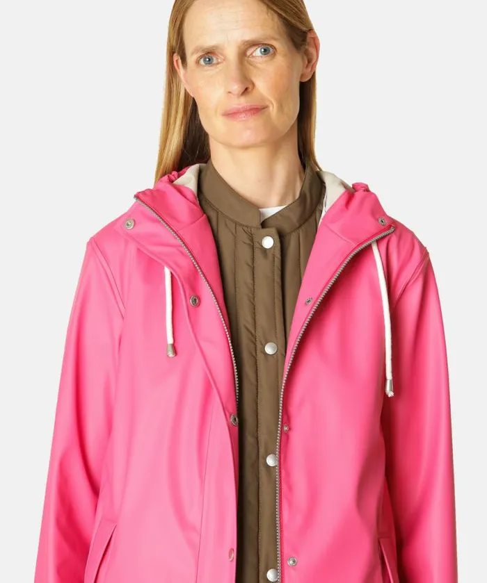 Women Raincoats Ilse Jacobsen Rain Jacket 8211 Magenta Women Raincoats Ilse Jacobsen Rain Jacket 8211 Magenta