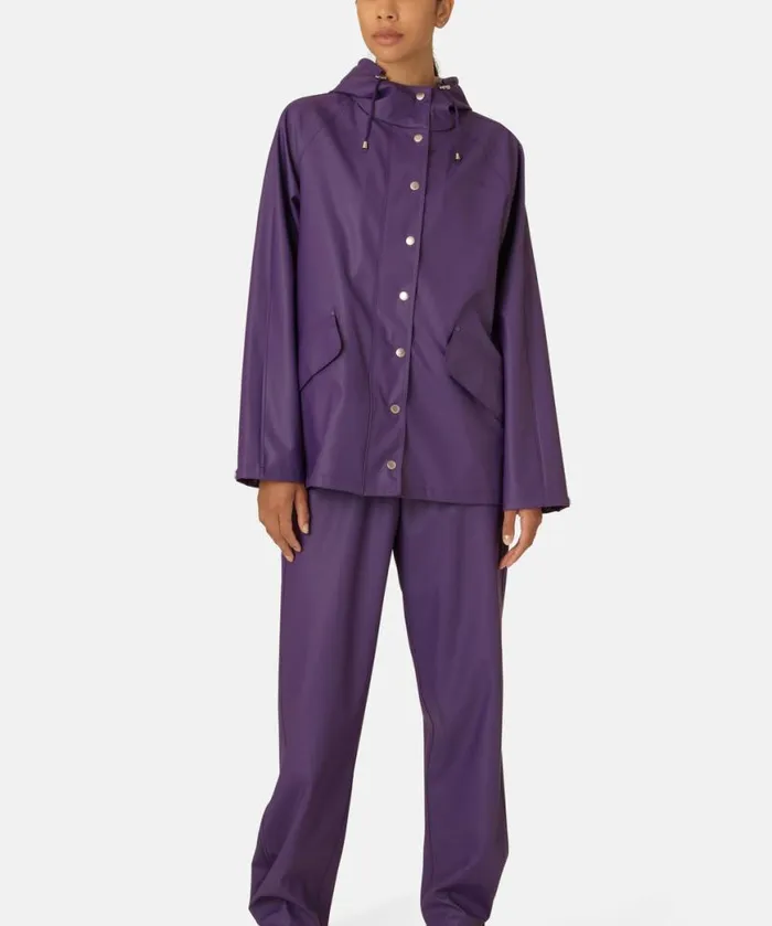 Women Raincoats Ilse Jacobsen Rain Jacket 8211 Purple Rain