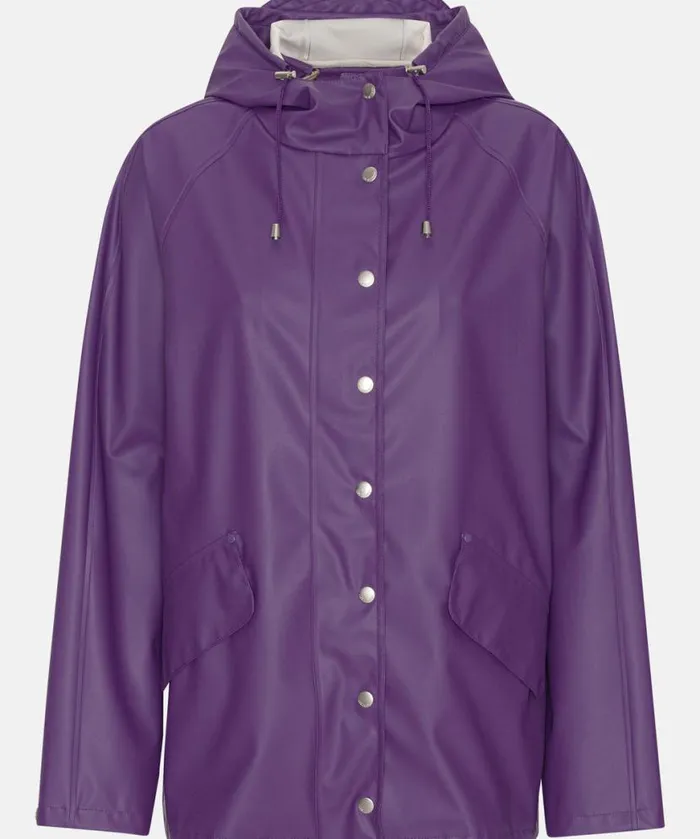 Women Raincoats Ilse Jacobsen Rain Jacket 8211 Purple Rain Women Raincoats Ilse Jacobsen Rain Jacket 8211 Purple Rain