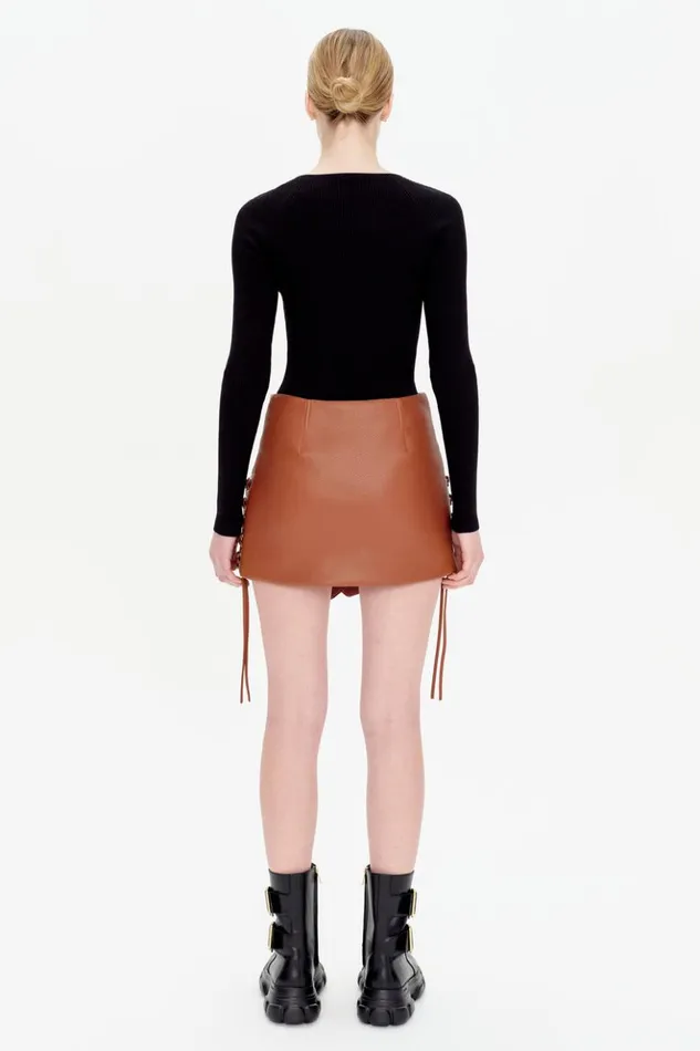 Women Rider Skirt Chestnut Jonathan Simkhai Pants and Bottoms