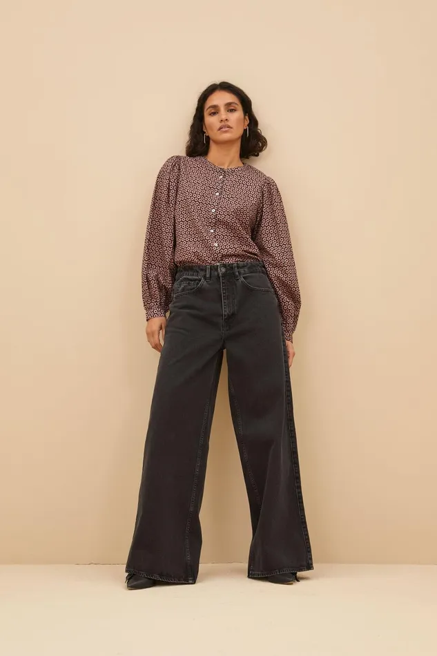 Women Rikki Loops Blouse Loops Print Bybar Blouses