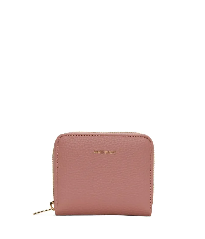 Women Rue Small Vegan Zip Wallet 8211 Purity Rose Matt and Nat Wallets