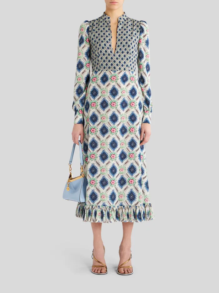 Women Sabl Dress With Geometric Print Etro Dresses