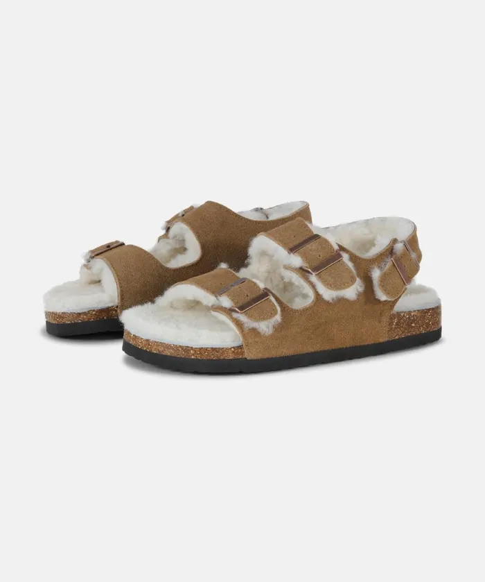 Women Sandals Ilse Jacobsen Sandal With Straps 8211 Golden Brown
