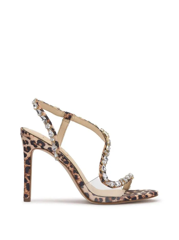 Women Sandals Jessica Simpson Jaycin High Heel In Leopard