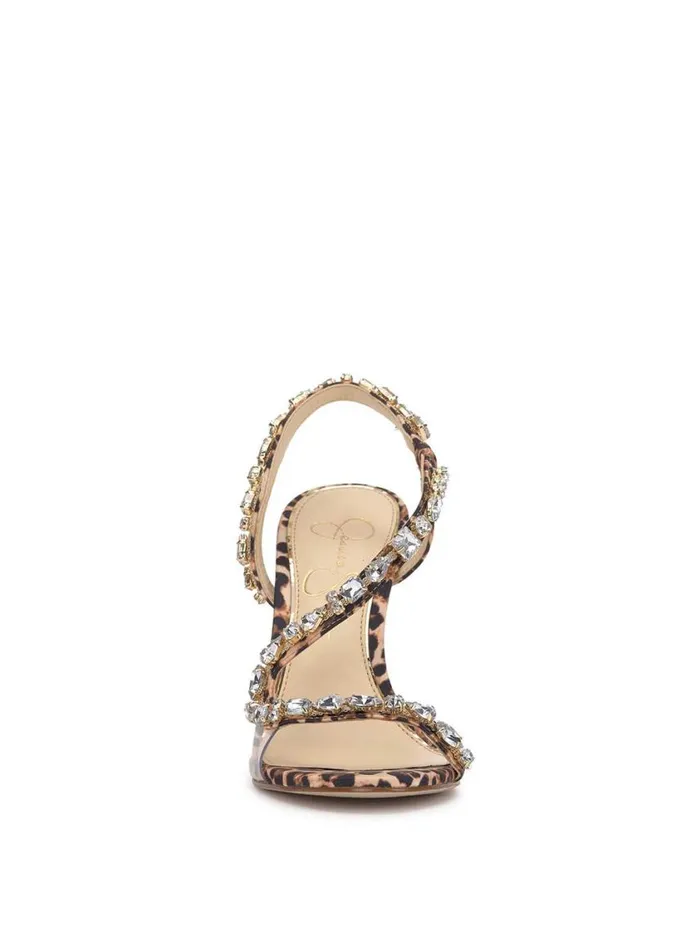 Women Sandals Jessica Simpson Jaycin High Heel In Leopard
