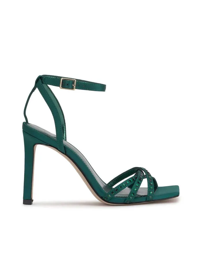 Women Sandals Jessica Simpson Leonah High Heel Sandal In Evergreen