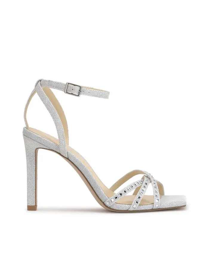 Women Sandals Jessica Simpson Leonah High Heel Sandal In Silver