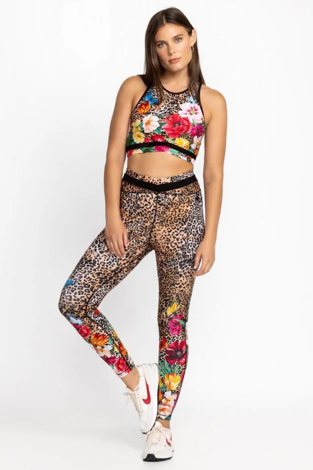 Women Sandra High Waist Criss Cross Legging Sandra Johnny Was Active
