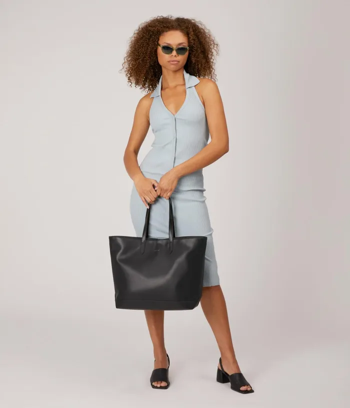 Women Schlepp Vegan Tote Bag 8211 Arbor Black Matt and Nat Totes
