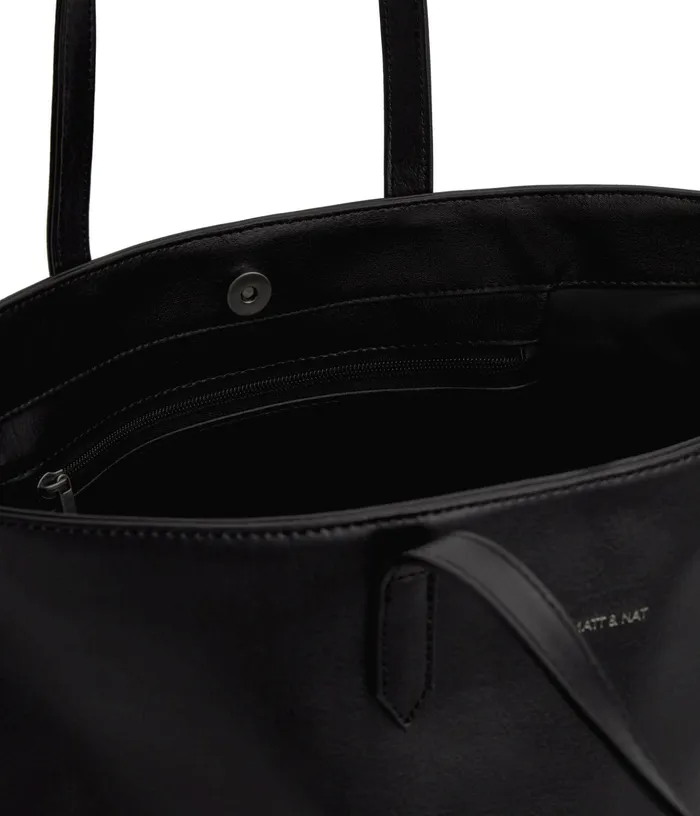 Women Schlepp Vegan Tote Bag 8211 Arbor Black Matt and Nat Totes