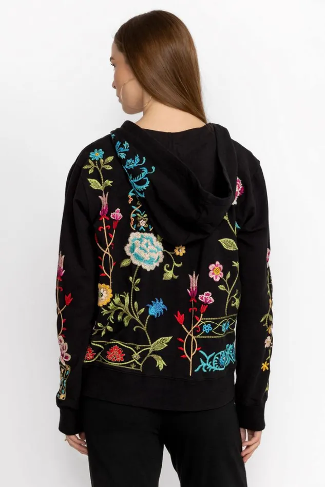 Women SHERI PULLOVER SWEATSHIRT Black Johnny Was Tops Women SHERI PULLOVER SWEATSHIRT Black Johnny Was Tops