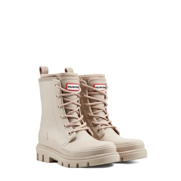 Women Short and Ankle Boots Hunter Boots Diana Waterproof LaceUp Rain Boots Medium Natural Women Short and Ankle Boots Hunter Boots Diana Waterproof LaceUp Rain Boots Medium Natural