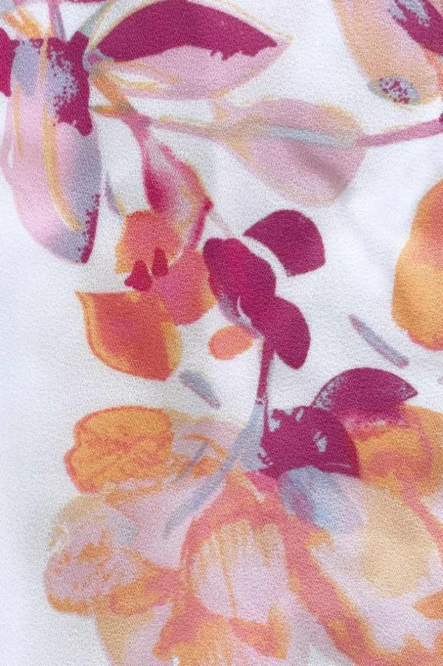 Women Short Dresses Cupshe Summer Floral Puffed Sleeve Ruched Dress Multicolor