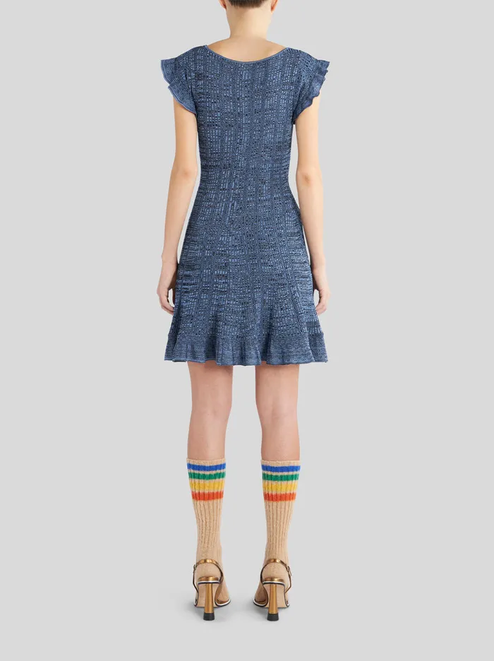 Women Short Knitted Dress Etro Dresses