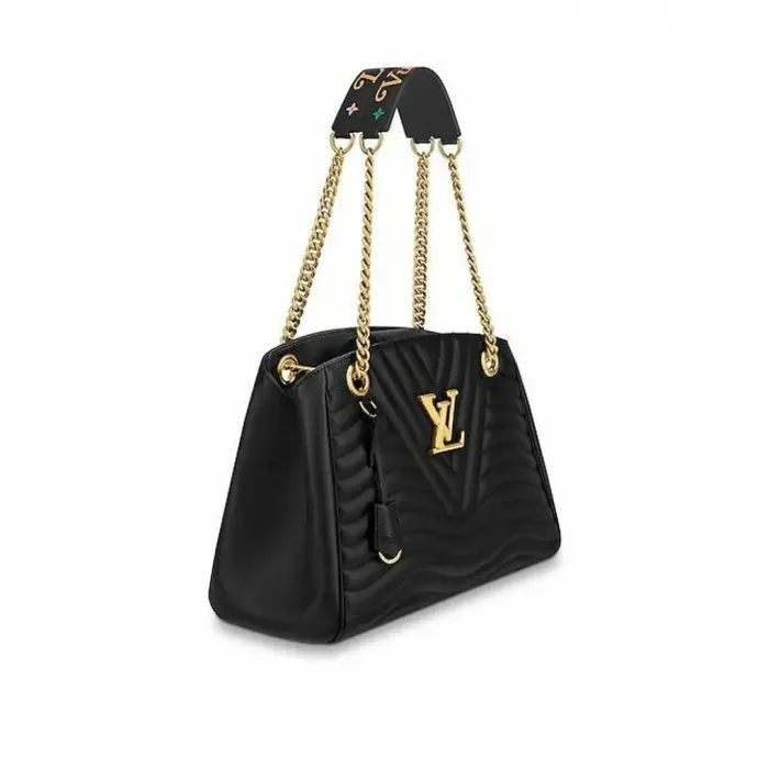 Women Shoulder and Totes Louis Vuitton Louis Vuitton New Wave Chain Tote M51496 8211 Louis Vuitton Handbag Store