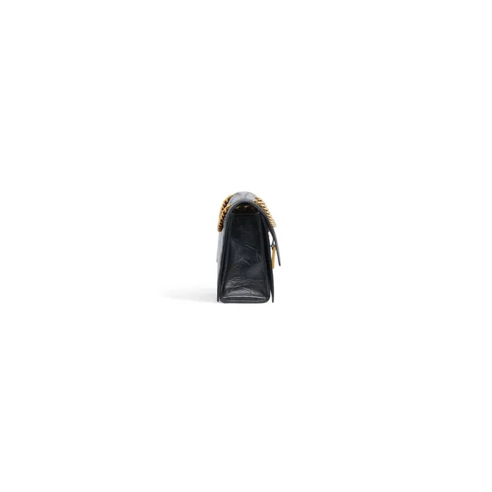 Women Shoulder Bags Balenciaga Crush Small Chain Bag In Black