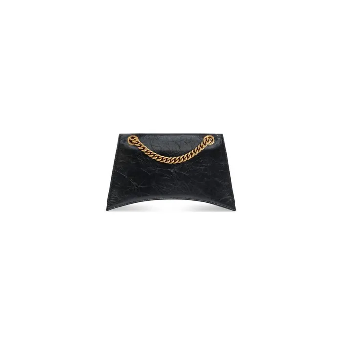 Women Shoulder Bags Balenciaga Crush Small Chain Bag In Black