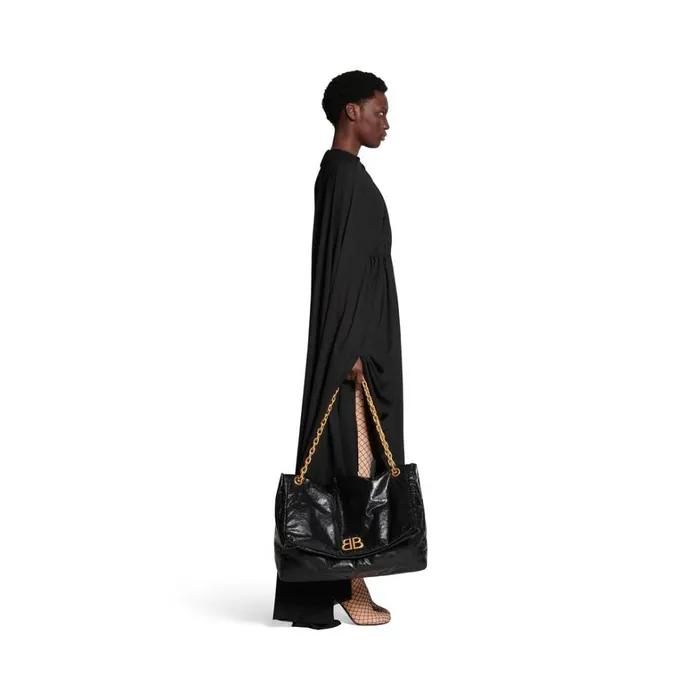 Women Shoulder Bags Balenciaga Monaco Large Chain Bag In Black