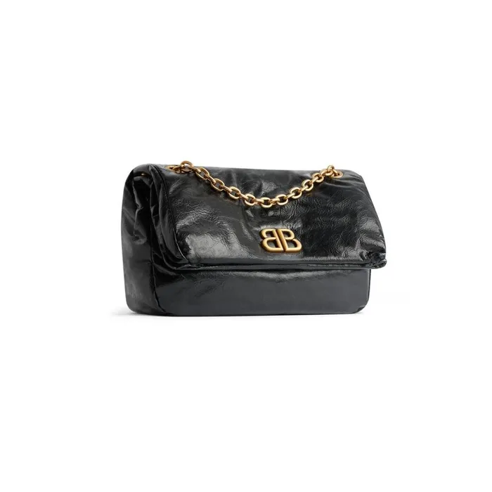 Women Shoulder Bags Balenciaga Monaco Small Chain Bag In Black