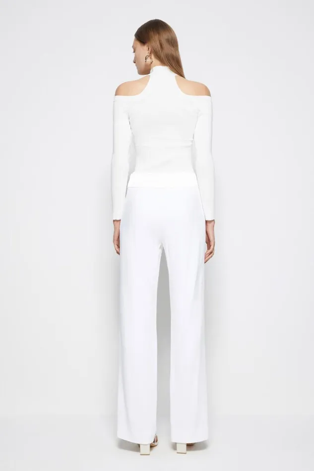 Women Signature Ariah Pant White Jonathan Simkhai Pants and Bottoms