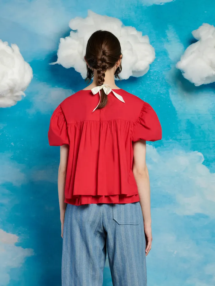 Women Sister Jane Tops Gibson Rose Top Carmin Red