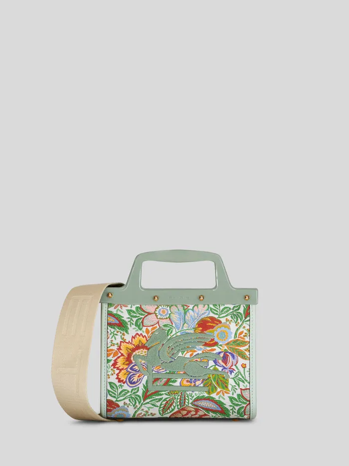 Women Small Floral Jacquard Love Trotter Bag Etro Love Trotter