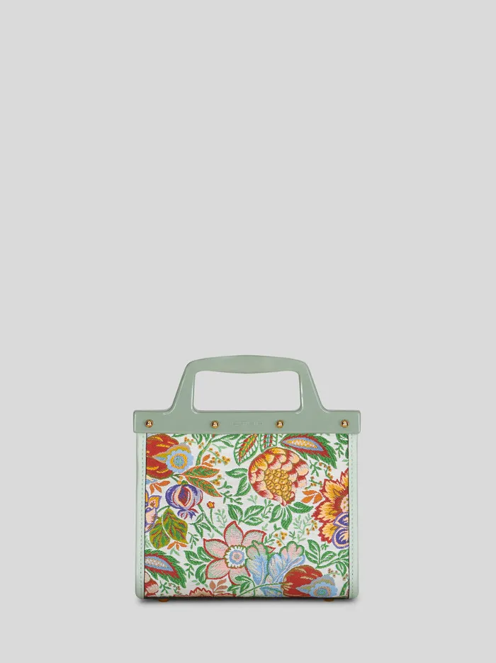 Women Small Floral Jacquard Love Trotter Bag Etro Love Trotter