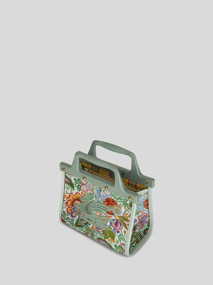 Women Small Floral Jacquard Love Trotter Bag Etro Love Trotter