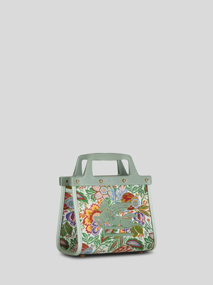 Women Small Floral Jacquard Love Trotter Bag Etro Love Trotter