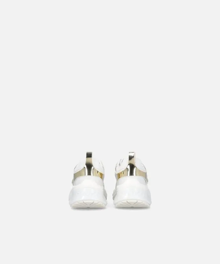 Women Sneakers Pinko Ariel Leathereffect Sneakers With Mirror Detailing Pure White Women Sneakers Pinko Ariel Leathereffect Sneakers With Mirror Detailing Pure White
