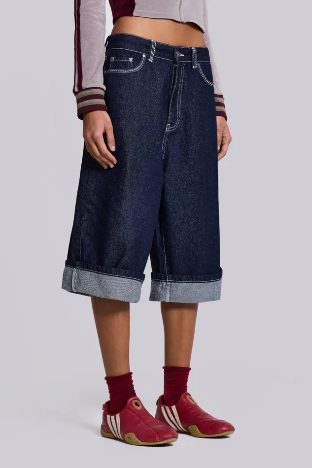 Women Sonic JL Indigo Jorts Jaded London Jeans