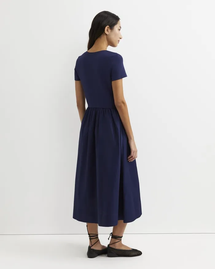 Women Sportscraft Dresses Bonnie Half Sleeve Midi Dress Navy