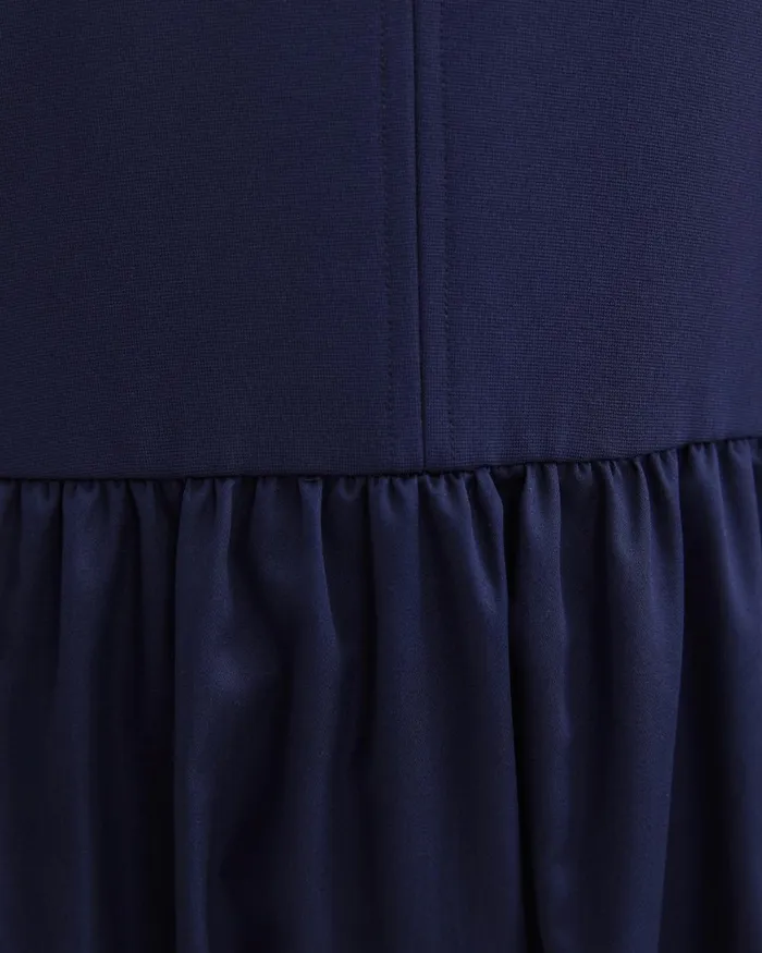 Women Sportscraft Dresses Bonnie Half Sleeve Midi Dress Navy
