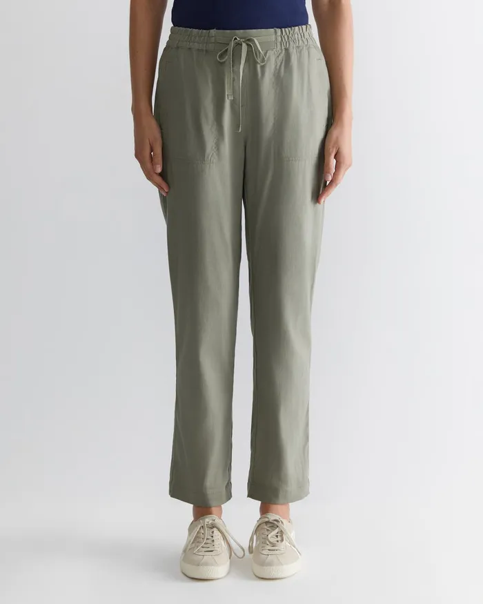 Women Sportscraft Pants Rosa Linen Pant Khaki