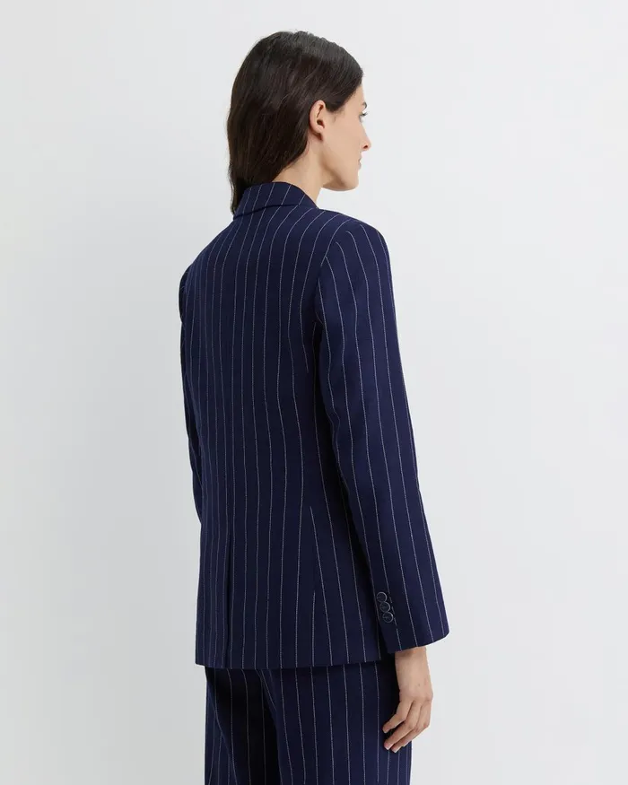 Women Sportscraft Sets Brianne Stripe Blazer Navywhite
