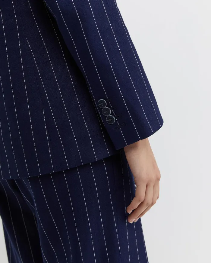Women Sportscraft Sets Brianne Stripe Blazer Navywhite