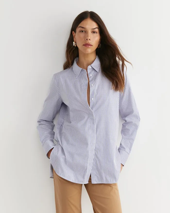 Women Sportscraft Shirts Priscilla Stripe Shirt Whiteblue