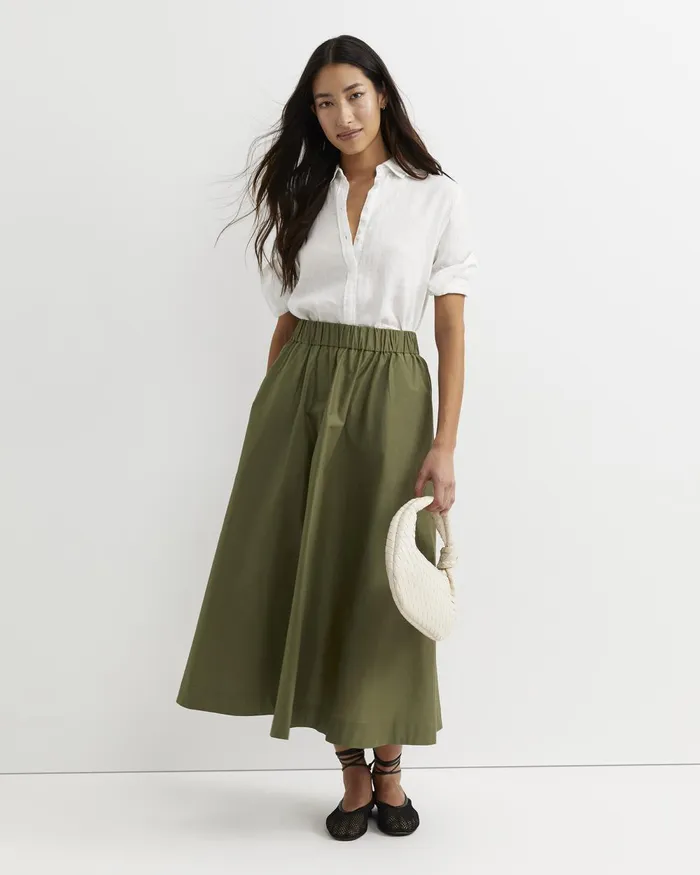 Women Sportscraft Skirts Elina Cotton Maxi Skirt Khaki