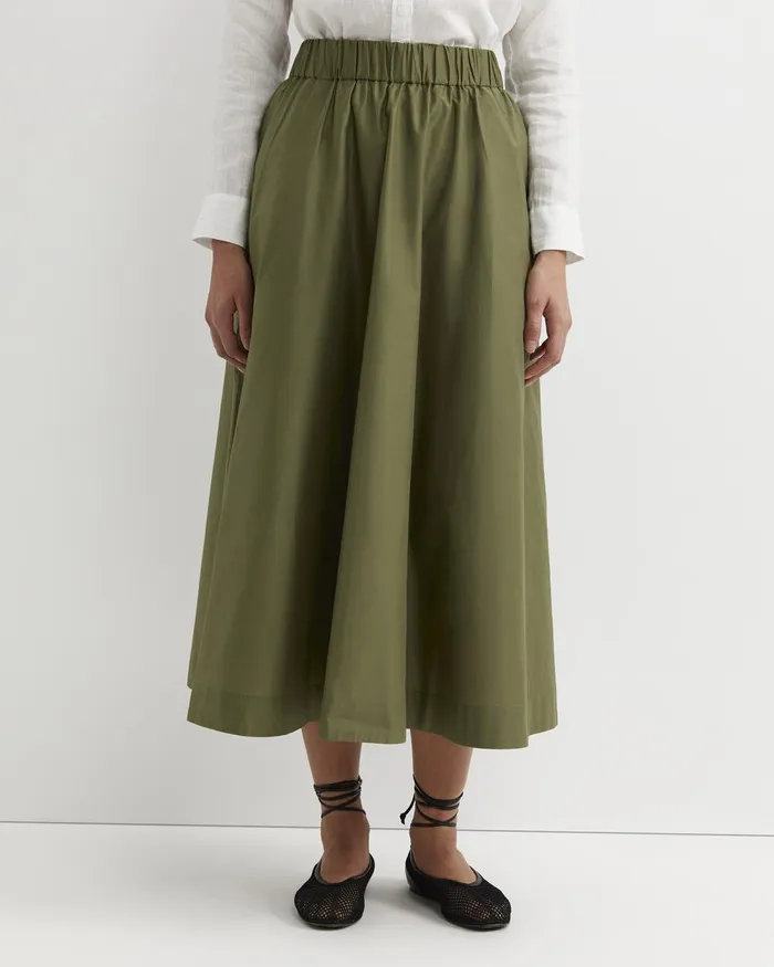 Women Sportscraft Skirts Elina Cotton Maxi Skirt Khaki