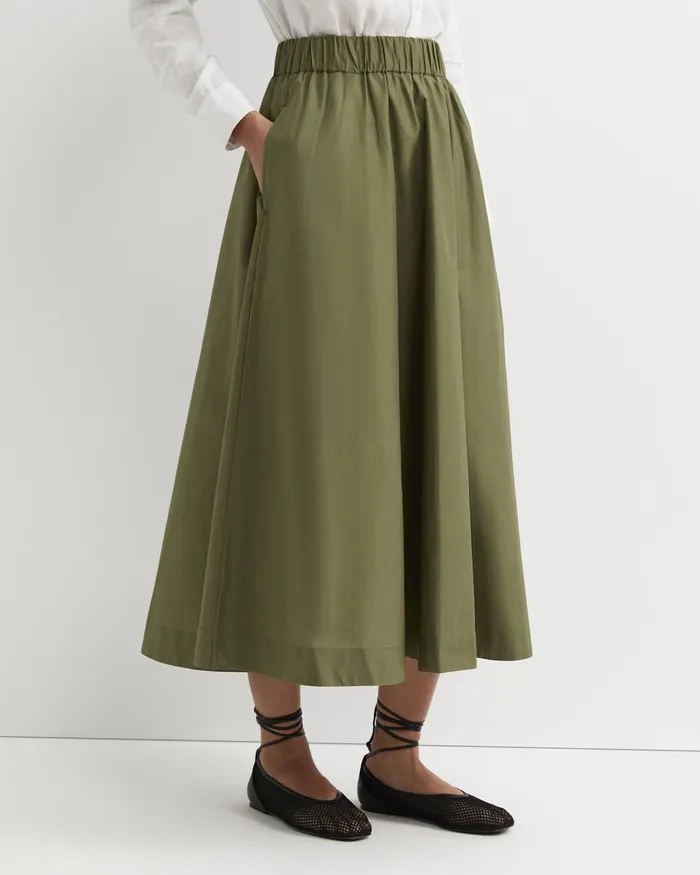 Women Sportscraft Skirts Elina Cotton Maxi Skirt Khaki