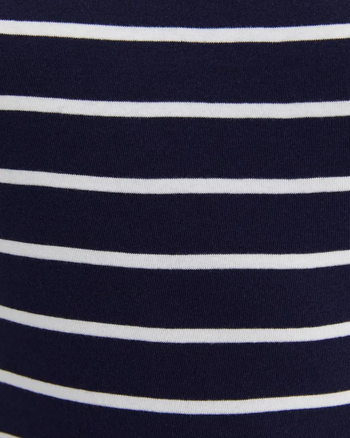 Women Sportscraft Tops and Tees Heidi Boat Neck Half Sleeve Tee Navywhite