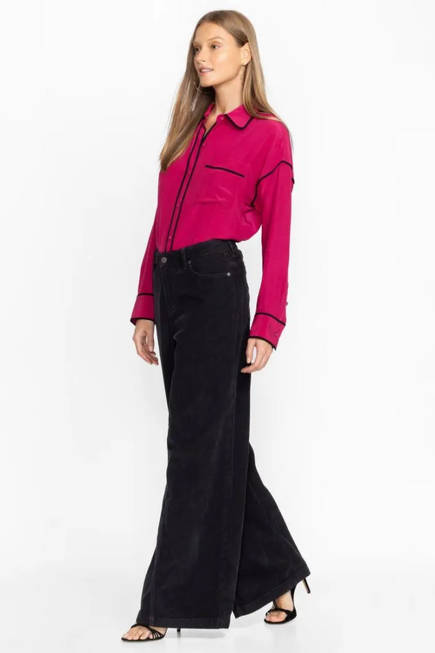 Women Suki Wide Leg Jean Black Johnny Was Bottoms Women Suki Wide Leg Jean Black Johnny Was Bottoms