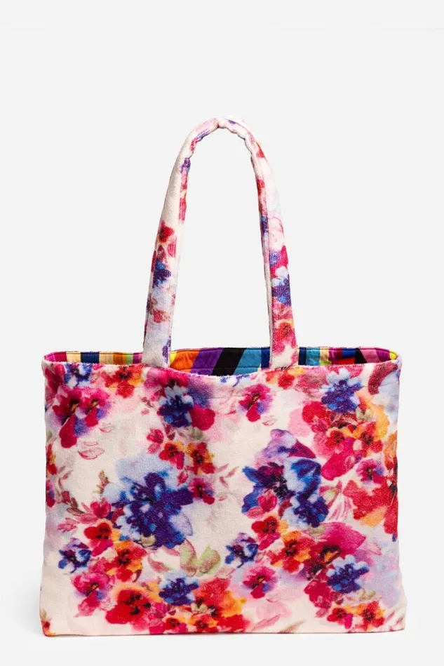 Women SUMMER DAYS TERRY BEACH TOTE Summer Days Johnny Was Swim and Resort Women SUMMER DAYS TERRY BEACH TOTE Summer Days Johnny Was Swim and Resort