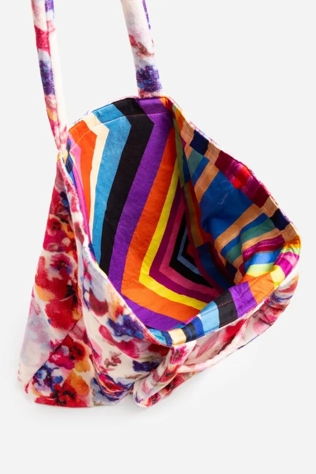 Women SUMMER DAYS TERRY BEACH TOTE Summer Days Johnny Was Swim and Resort Women SUMMER DAYS TERRY BEACH TOTE Summer Days Johnny Was Swim and Resort