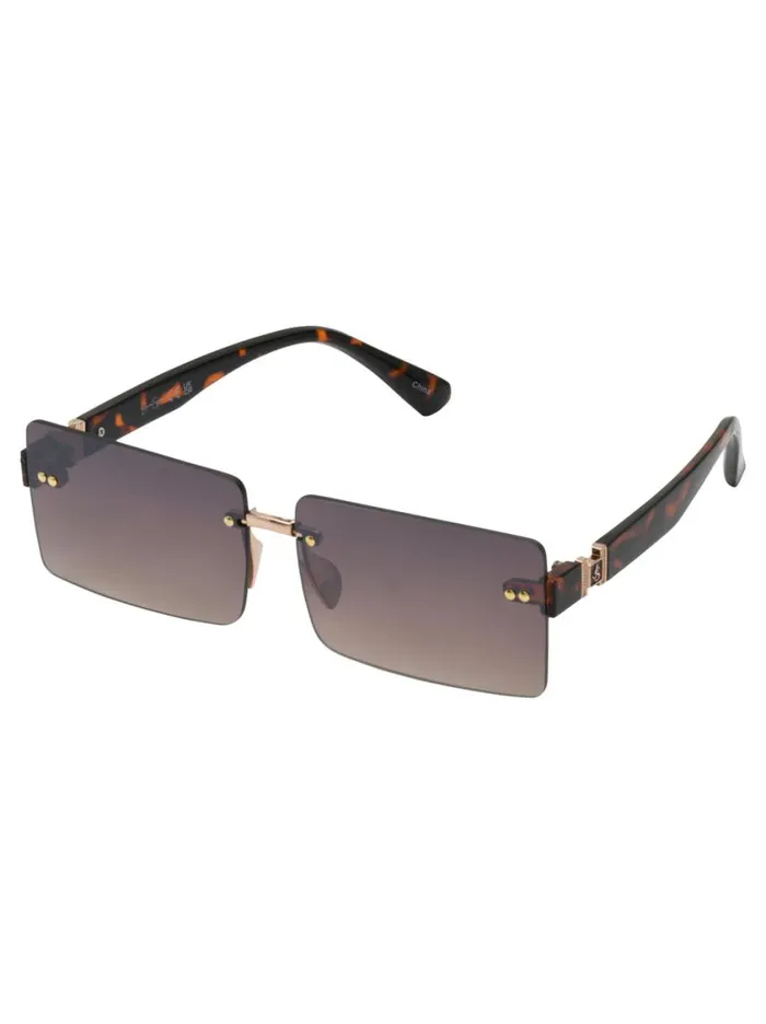 Women Sunglasses Jessica Simpson Sleek Rectangular Metal Sunglasses In Gold and Tortoise Women Sunglasses Jessica Simpson Sleek Rectangular Metal Sunglasses In Gold and Tortoise