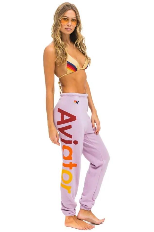 Women Sweatpants Aviator Nation 2 Sweatpants 8211 Mauve