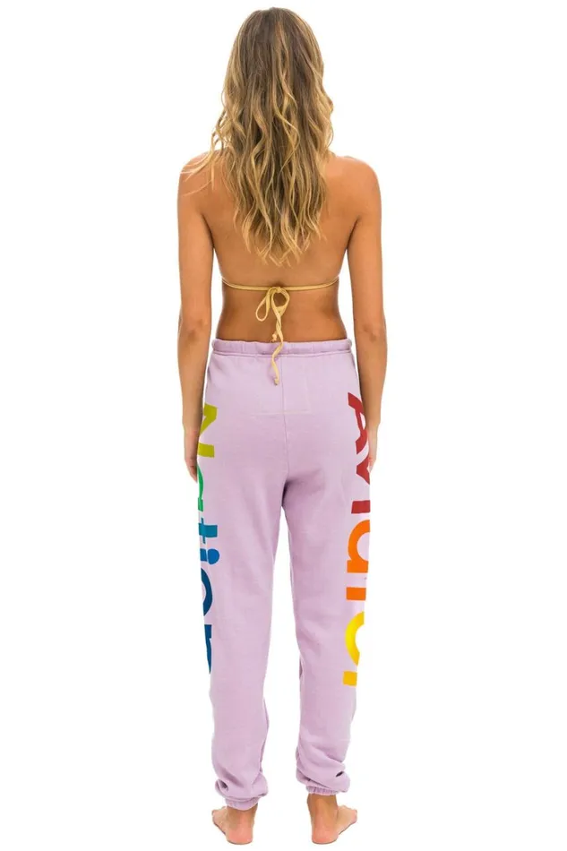 Women Sweatpants Aviator Nation 2 Sweatpants 8211 Mauve
