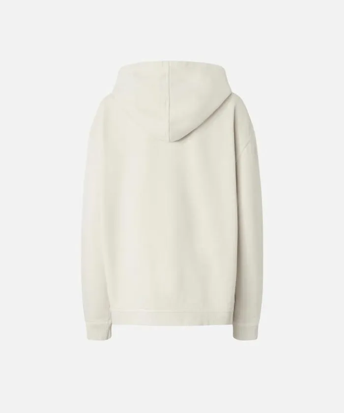 Women Sweatshirts Pinko PINKO Atelier Hoodie Fog Beige Women Sweatshirts Pinko PINKO Atelier Hoodie Fog Beige