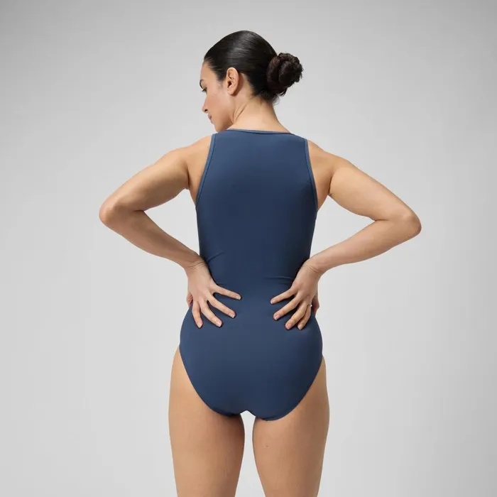 Women Swimming Costumes Speedo Women039s Panel Hydrasuit Navy
